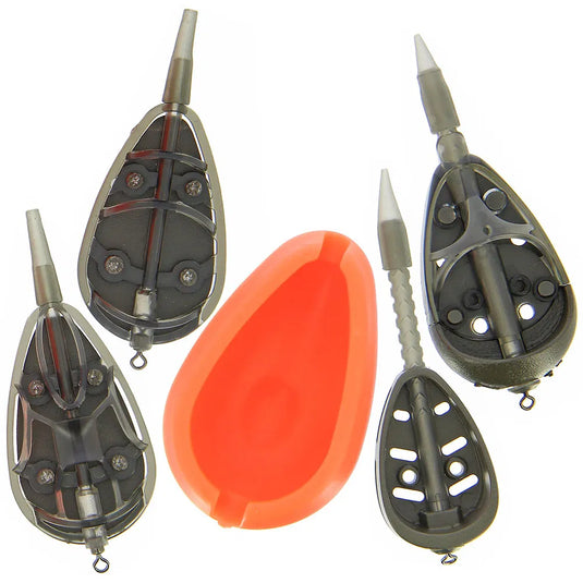 NGT Dynamic Method Feeder Set - 4 Deluxe 25g Feeders with Mould