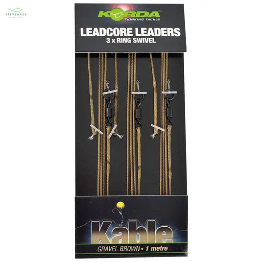 Korda - Kable Leadcore Leader Ring Swivel Gravel 1m KORDA