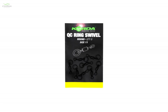 Korda - Quick Change Ring Swivel Round Size 11 KORDA