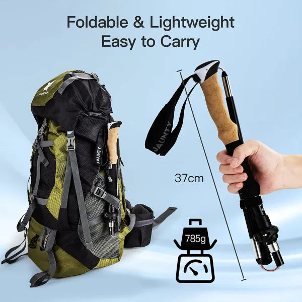 Load image into Gallery viewer, Night Cat Folding Trekking Poles
