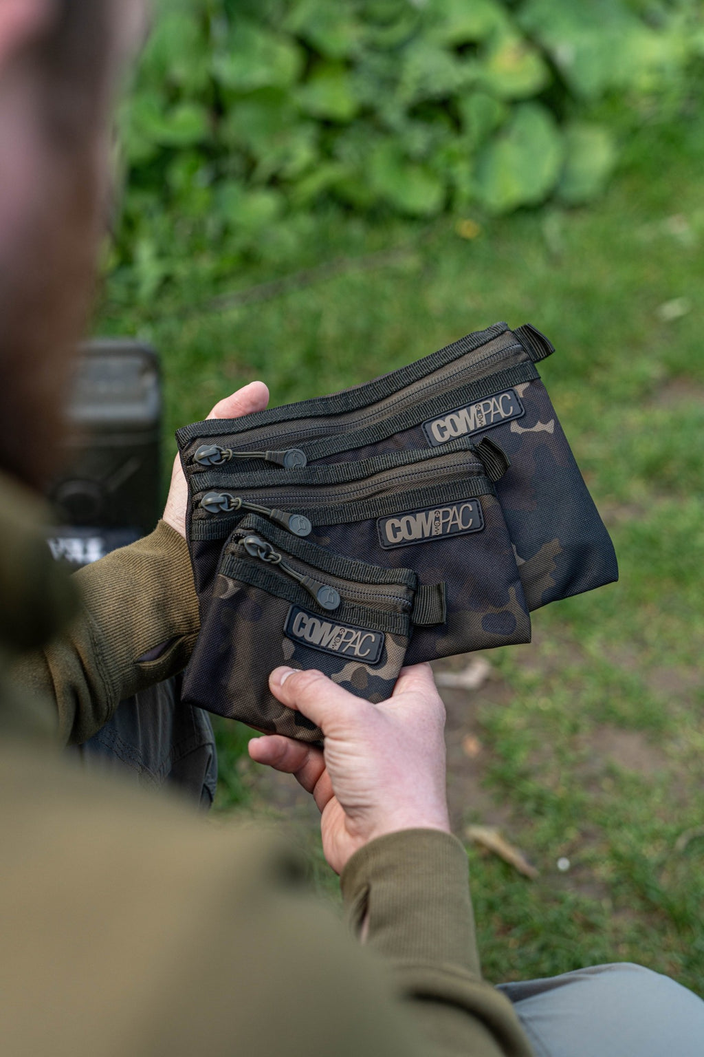 Korda - Compac Wallets Set of 3 | Dark Kamo