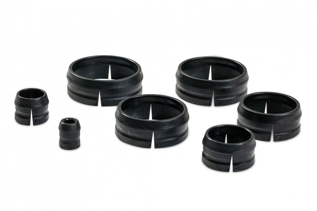 Tackle Guru - Pole Nose Cone Set Black No 2-8 x7pcs