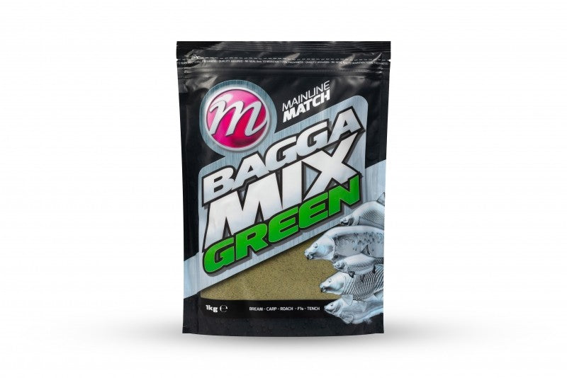 Mainline Match - Bagga Mix Green Groundbait - 1kg