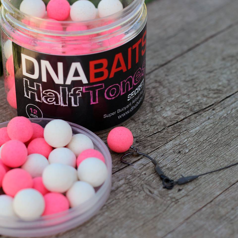 DNA Baits Secret 7 Half Tones Pop-Ups (Pink/White) 12mm