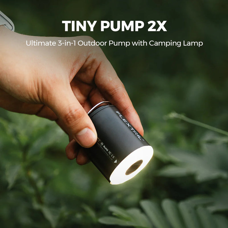 Load image into Gallery viewer, FLEXTAIL - TINY PUMP 2X - Ultimate 3-in-1 Outdoor Pump with Camping Lamp
