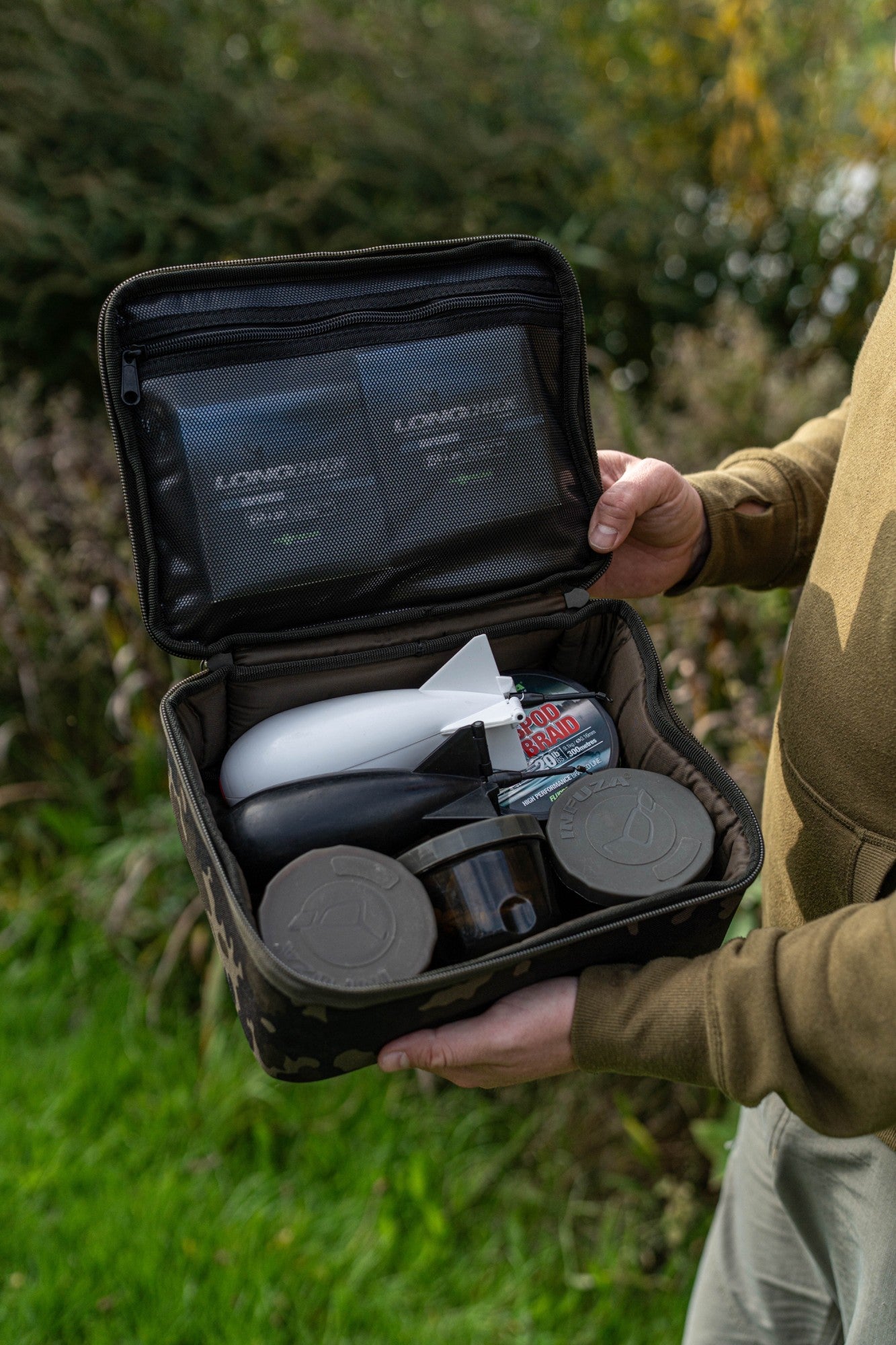 Korda - Compac 200 Tackle Pouch | Dark Kamo