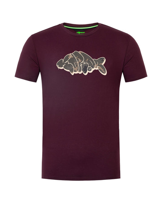 Korda - Outline Tee | Burgundy M