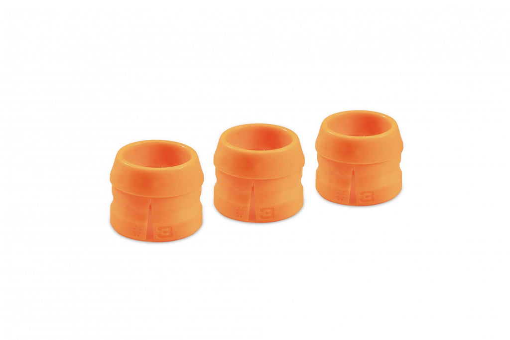 Tackle Guru - No 3 Section Nose Cone Orange x3 pcs