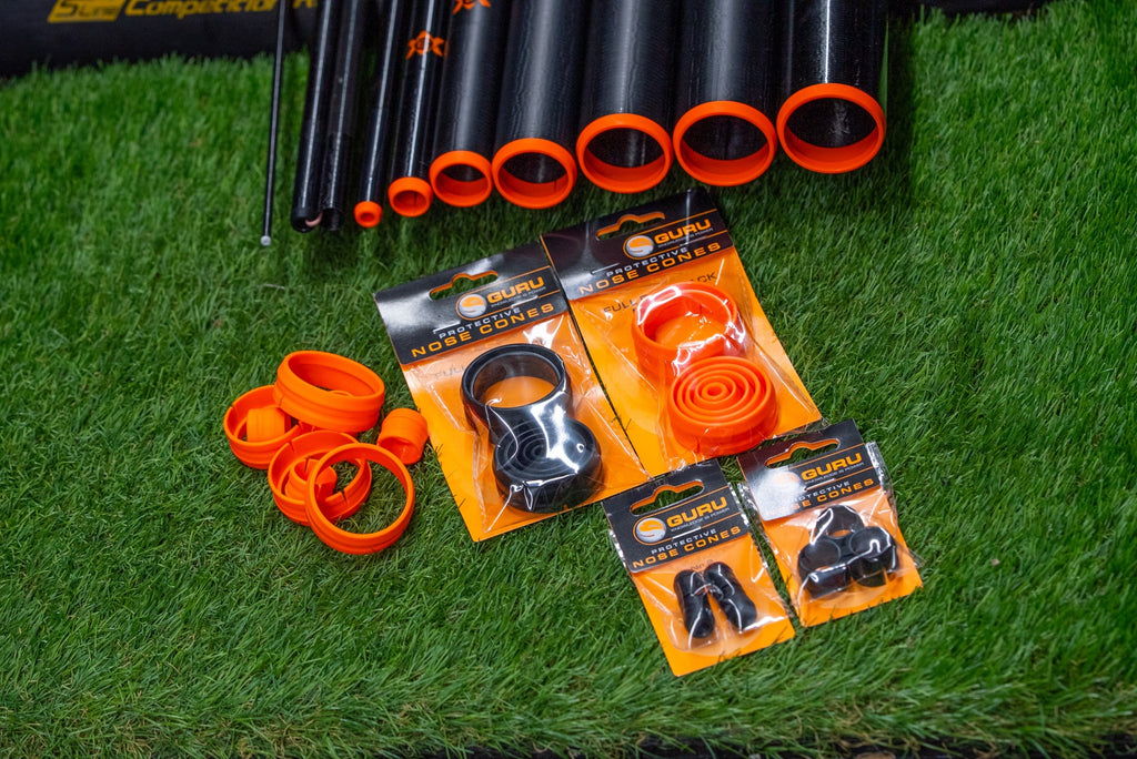 Tackle Guru - Pole Nose Cone Set Black No 2-8 x7pcs