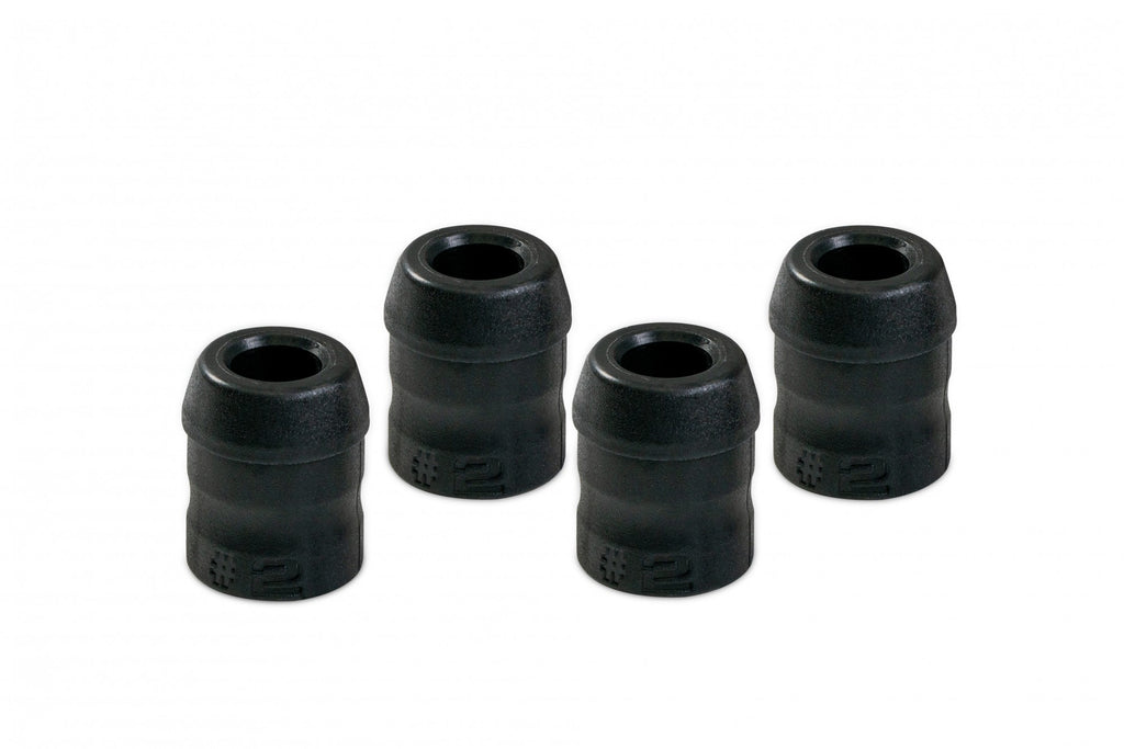 Tackle Guru - No2 Section Nose Cone Black x4 pcs