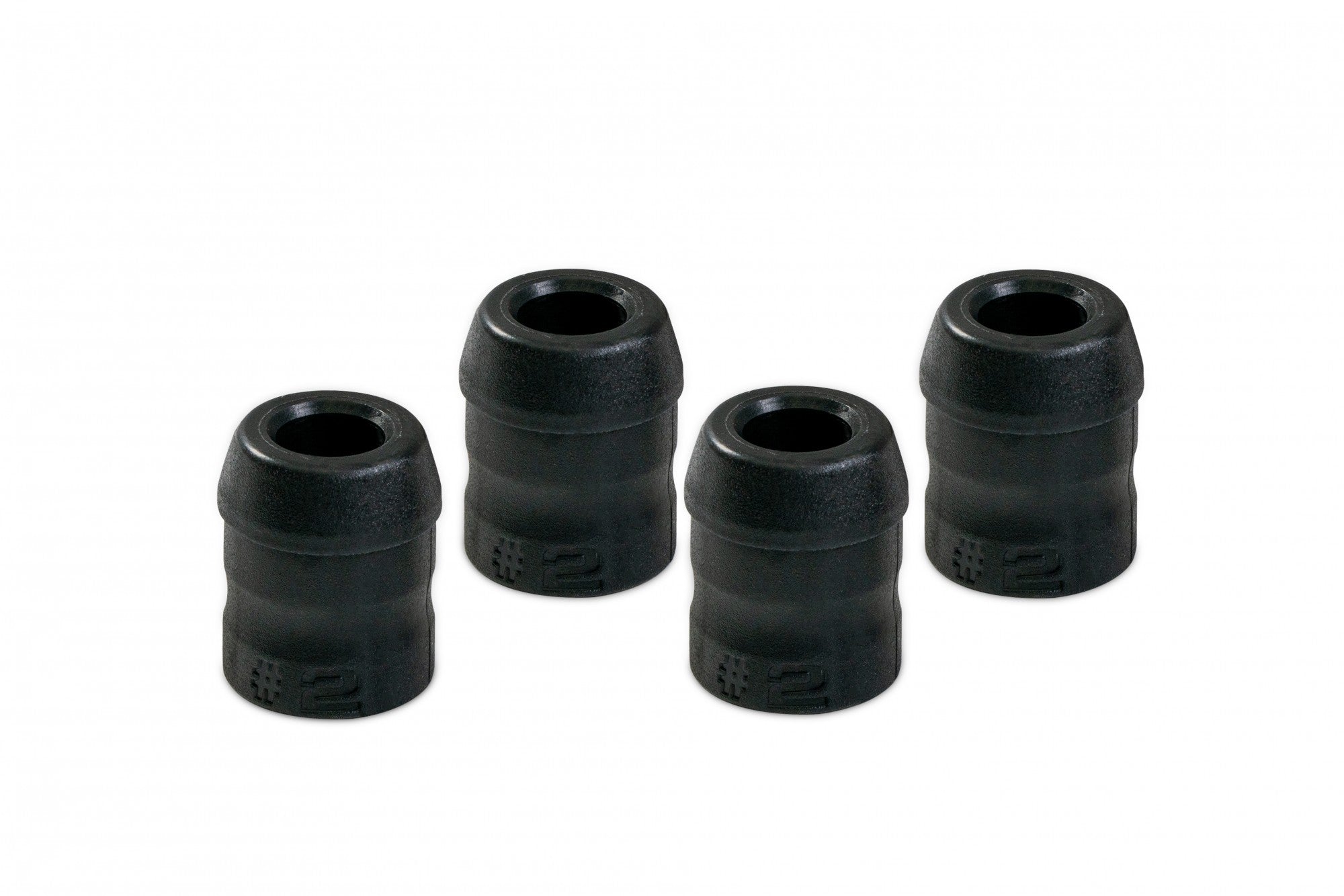 Tackle Guru - No2 Section Nose Cone Black x4 pcs