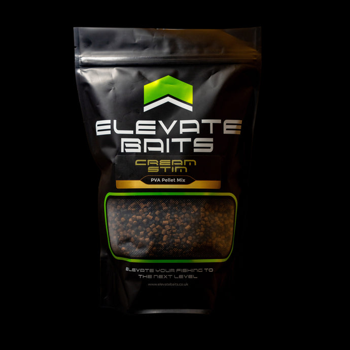 Elevate Baits- Cream Stim Pva Pellet 1KG