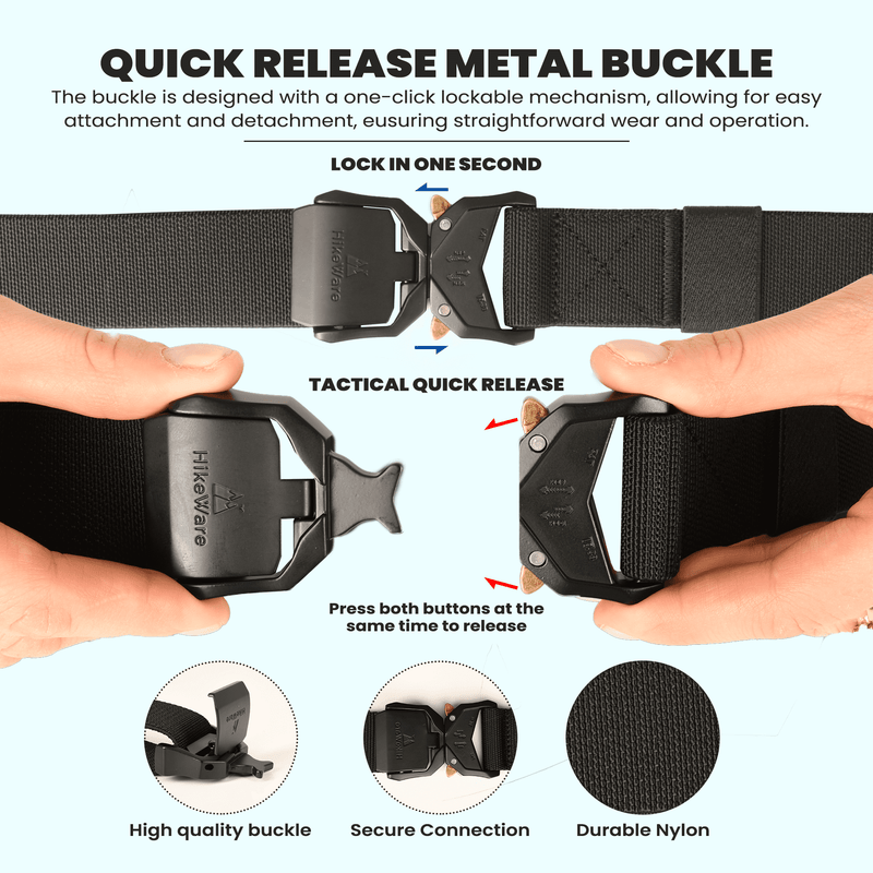 Load image into Gallery viewer, HikeWare Tactical Nylon Hiking Belt
