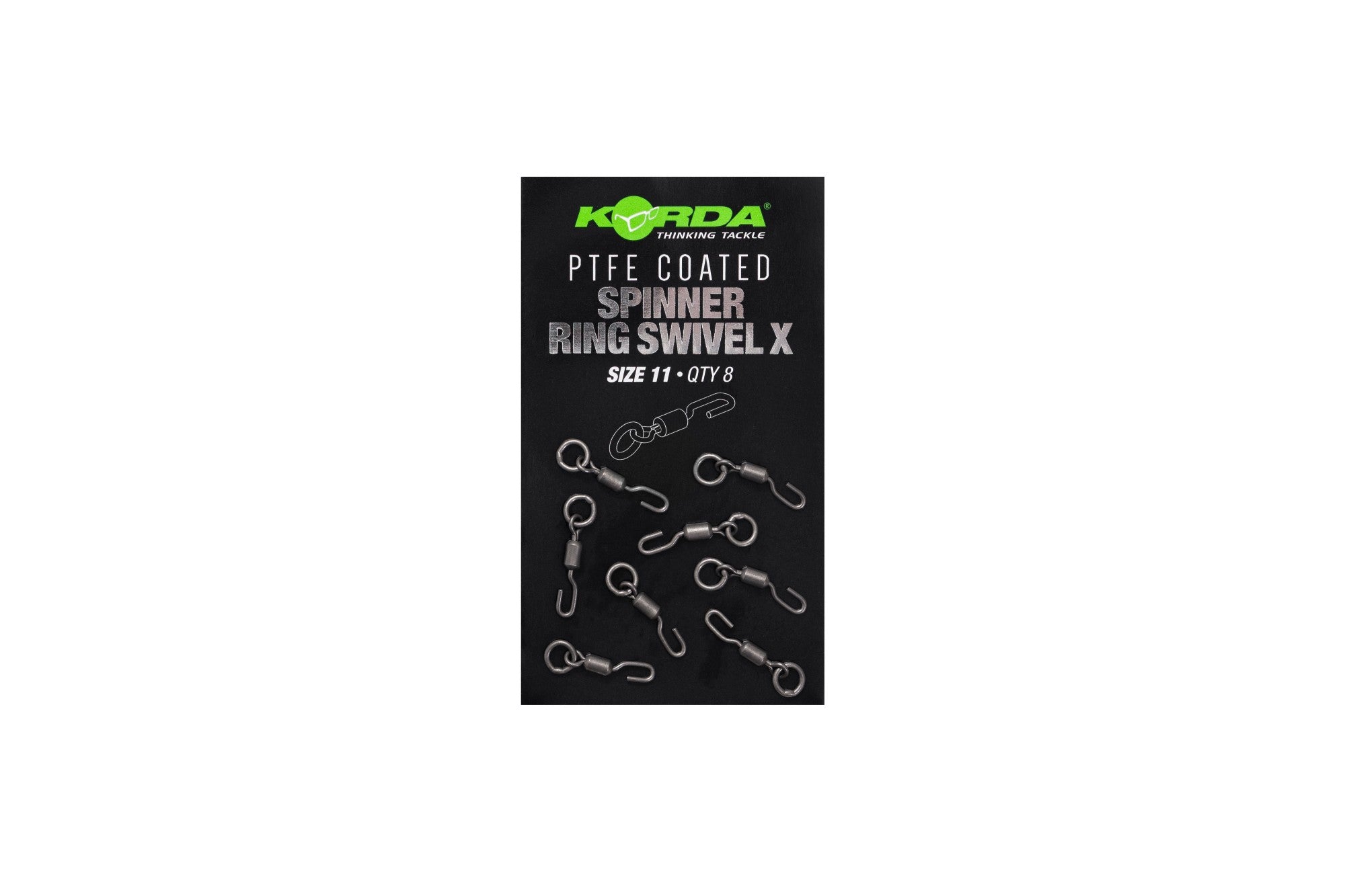 Korda - PTFE Spinner Ring Swivel X | Size 11