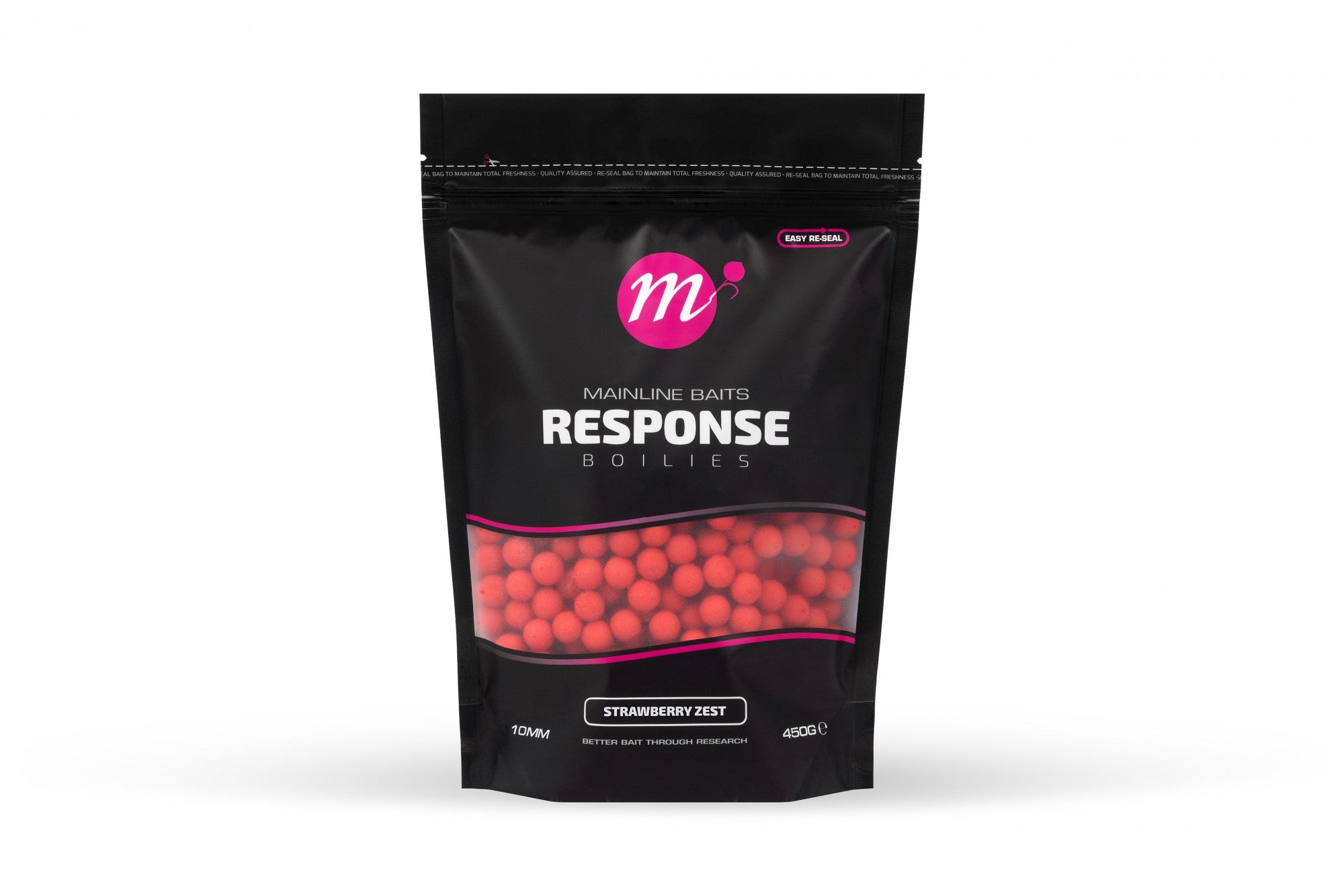 Mainline Carp - Response Strawberry Zest - 10mm Standard Pack 450g