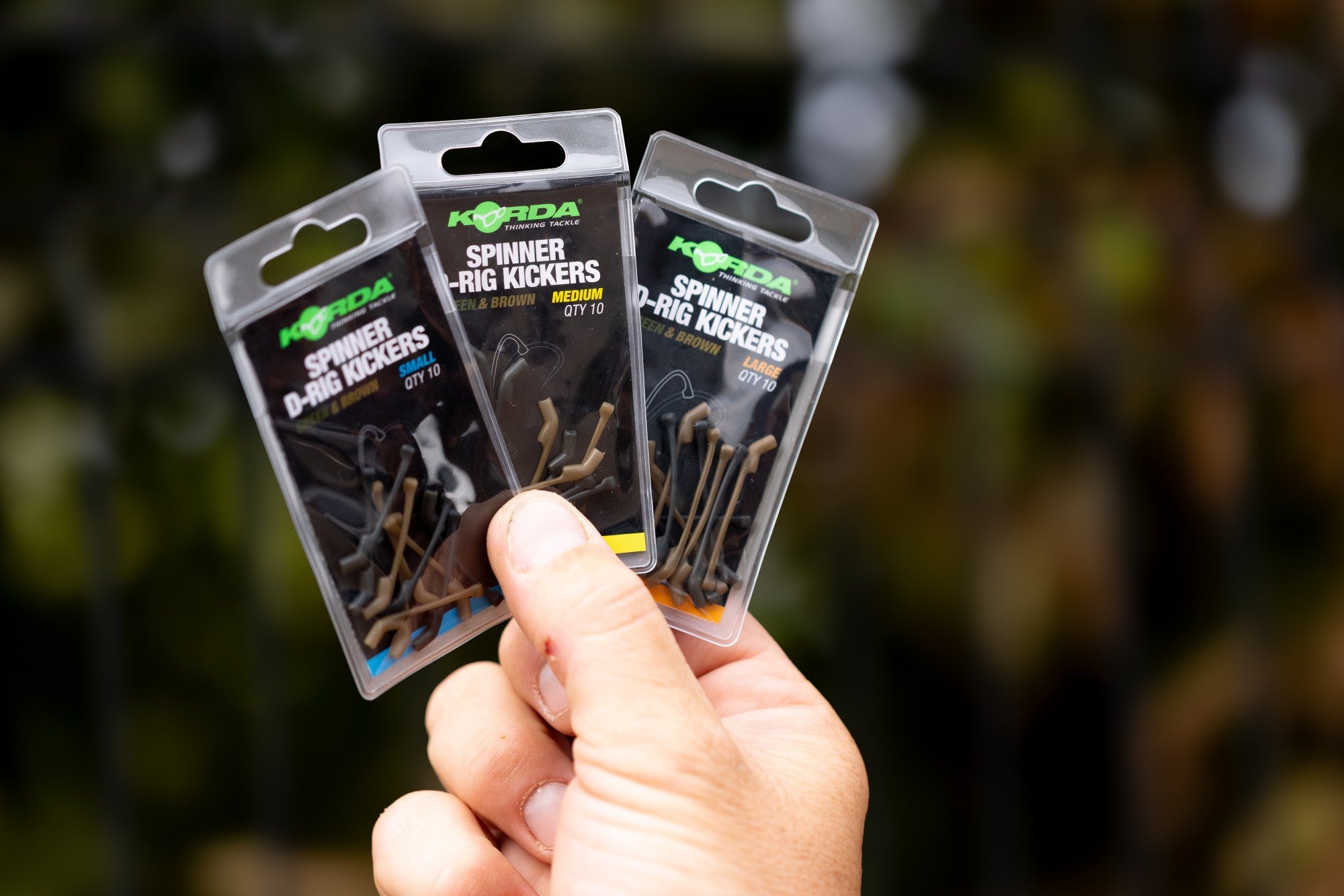 Korda - Spinner D Rig Kickers | Green/Brown M