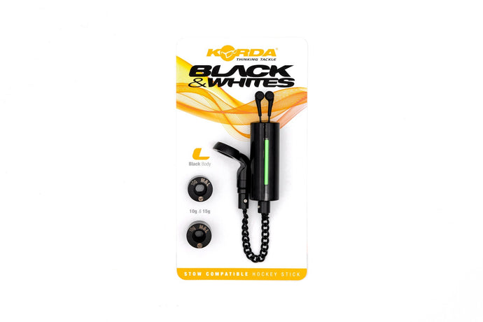 Korda - Black & White Bobbin Black (L)