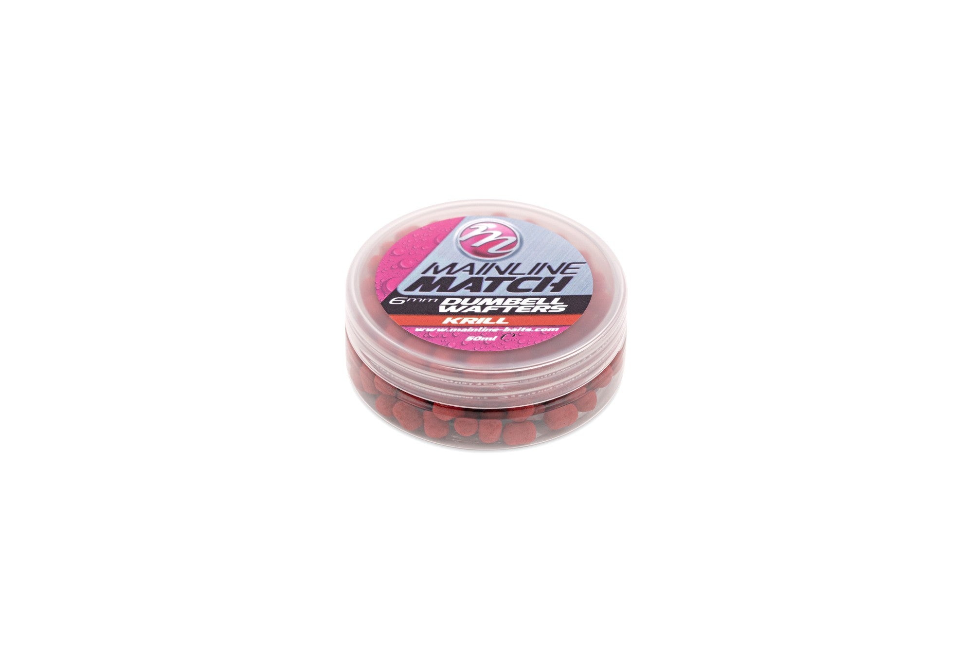 Match Dumbell Wafters Red Krill - 6mm