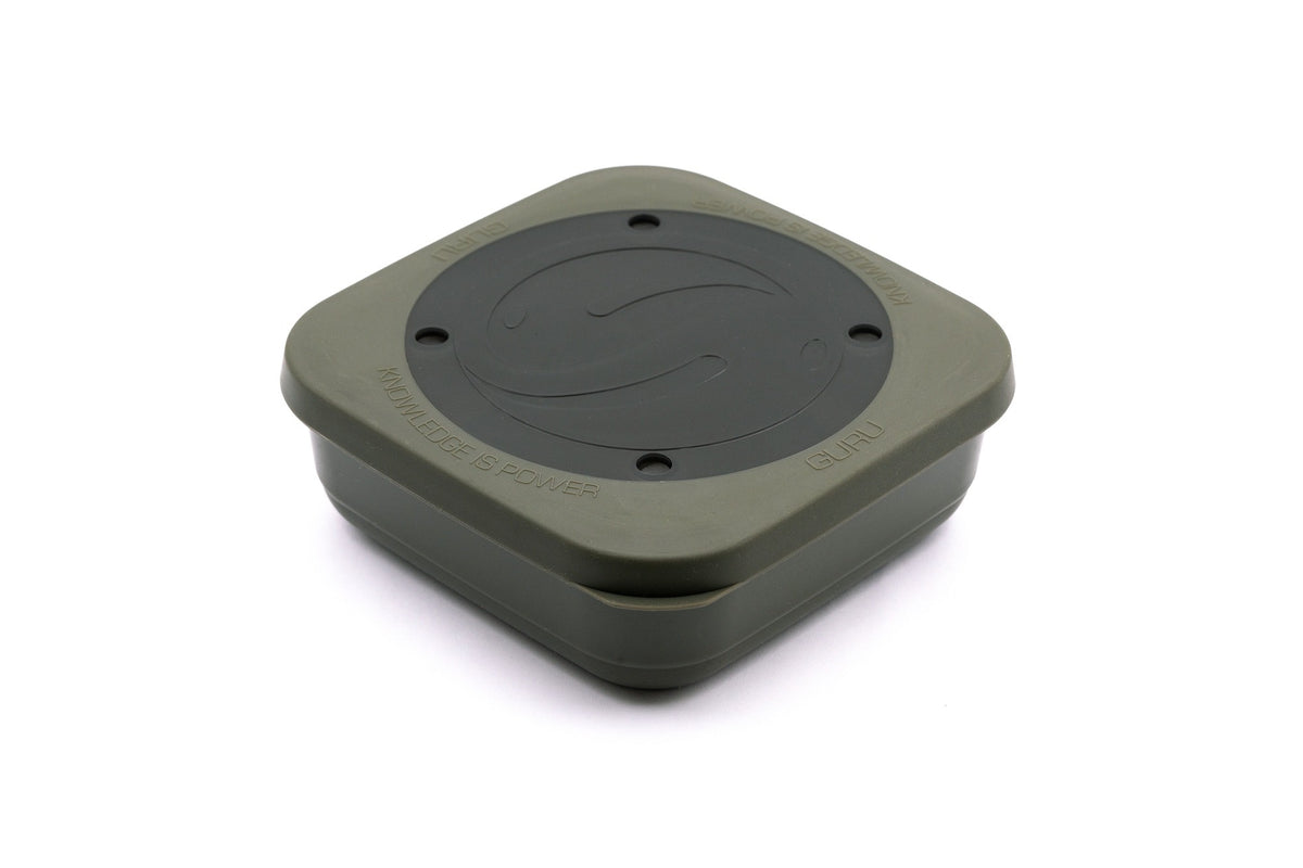 Tackle Guru - Bait Box Solid Lid 2.2 Pint Green