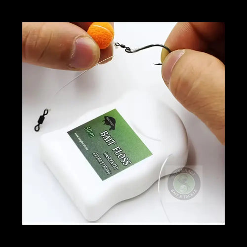 50m/164ft Carp Fishing Accessories Bait Floss Grips POP UP Boilies Holder Chod Hair Ronnie Rig Method Feeder Fishing