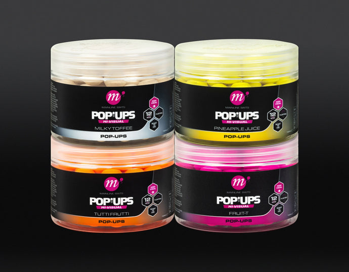 Mainline Carp - Hi Viz Pop Up Bright White Milky Toffee 12mm