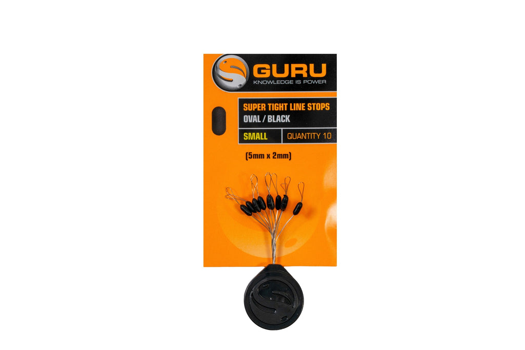 Tackle Guru - Super Tight Line Stops Squared Black | Large