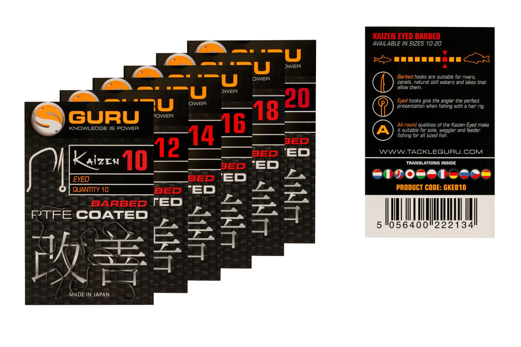 Tackle Guru - Kaizen Eyed Barbed | 10