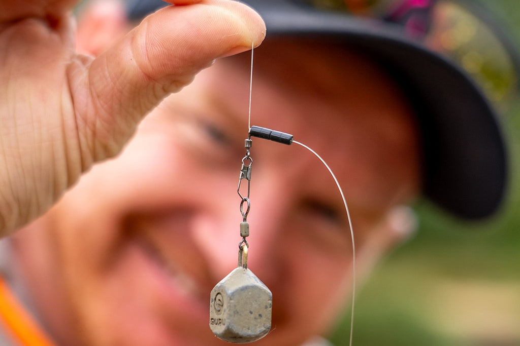 Tackle Guru - Super Tight Line Stops Squared Black | Medium