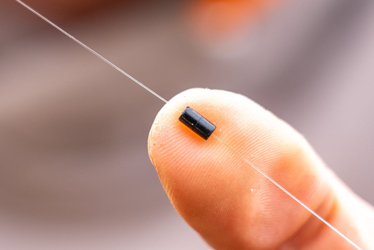 Tackle Guru - Super Tight Line Stops Squared Black | Medium