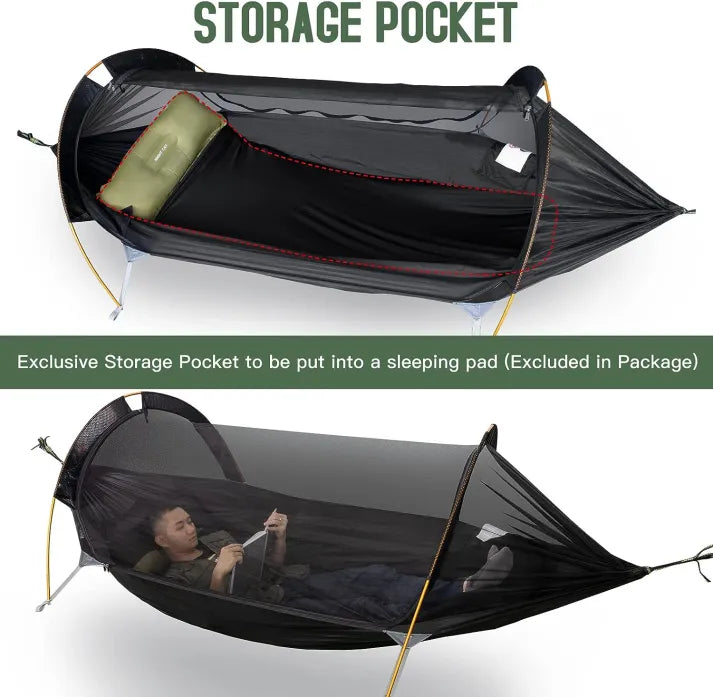Load image into Gallery viewer, Night Cat Hammock Tent
