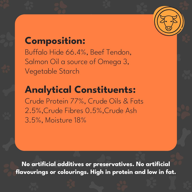 Load image into Gallery viewer, Pet Munchies Buffalo Large 90gm
