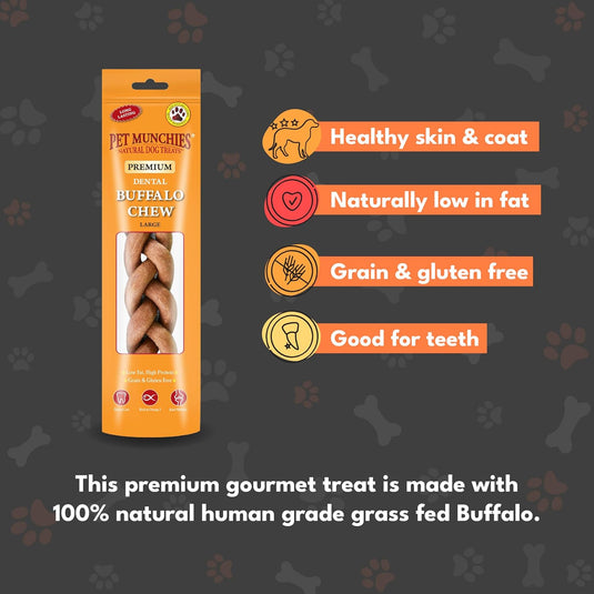 Pet Munchies Buffalo Large 90gm