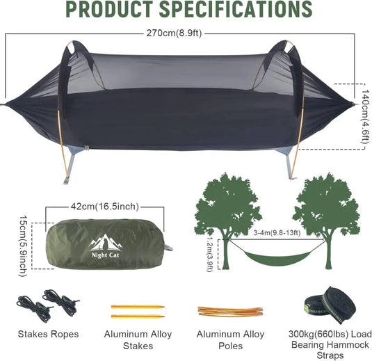 Night Cat Hammock Tent