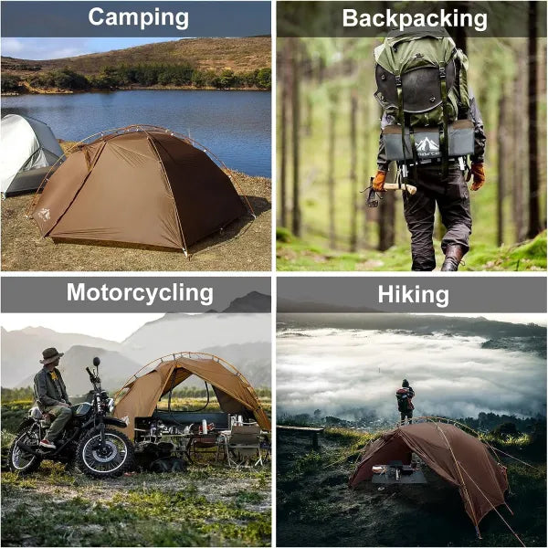 Load image into Gallery viewer, Night Cat 2 Persons backpacking tent with Aluminium Poles
