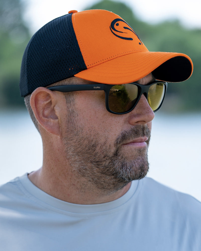 Load image into Gallery viewer, Tackle Guru - Guru Orange Trucker Cap
