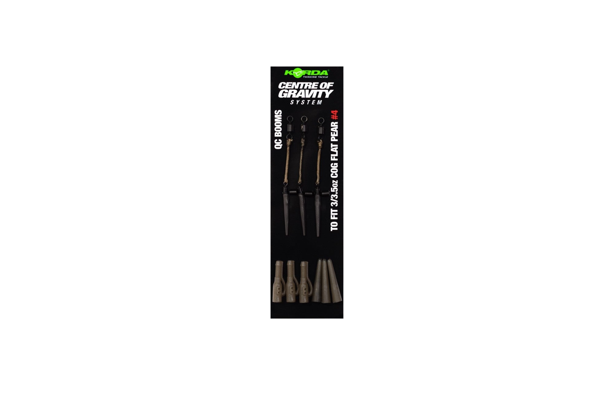 Korda - COG Boom QC Flat Pear 3/3.5oz