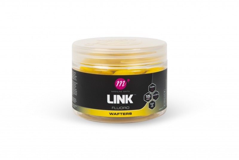 Mainline Carp - Link Fluoro Wafters - 15mm - Yellow