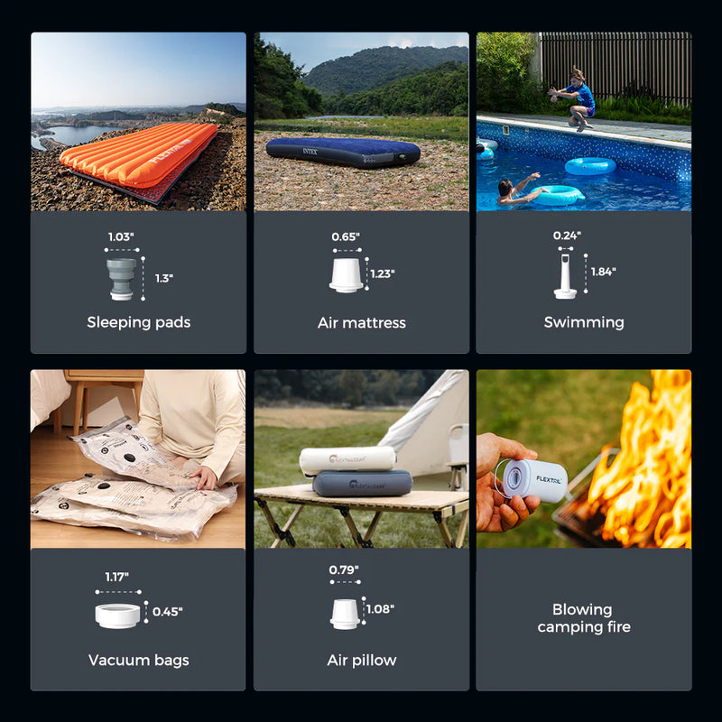 Load image into Gallery viewer, FLEXTAIL - TINY PUMP 2X - Ultimate 3-in-1 Outdoor Pump with Camping Lamp
