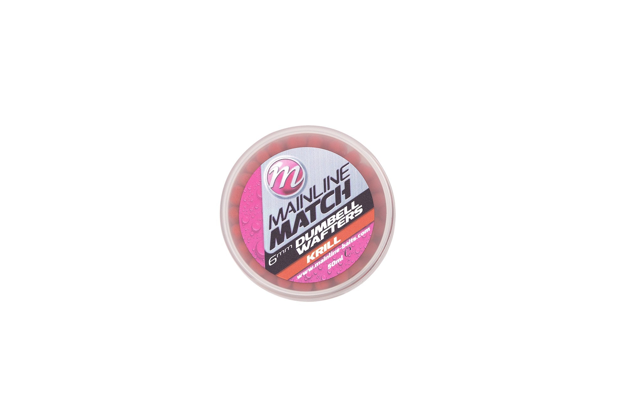 Match Dumbell Wafters Red Krill - 6mm