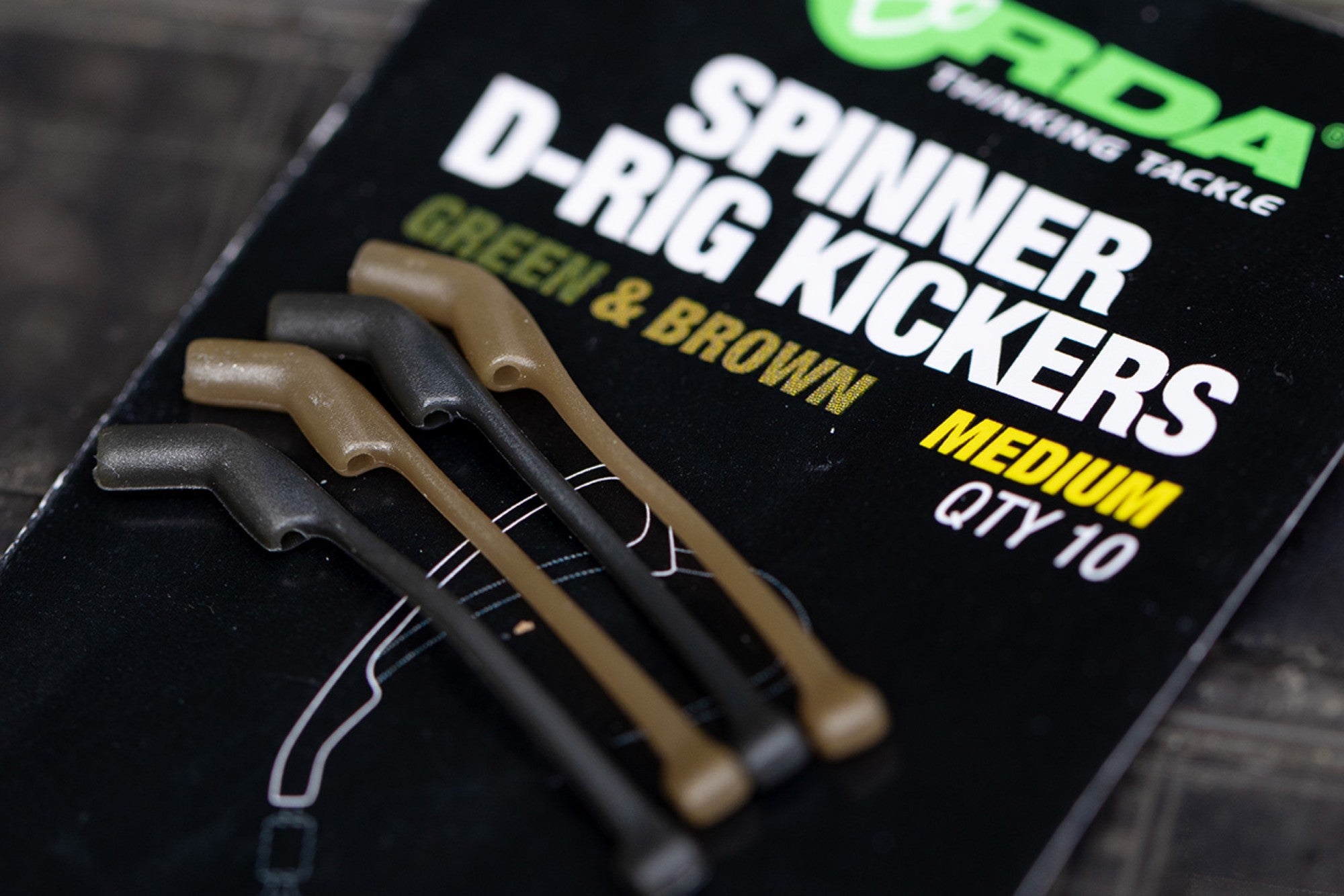 Korda - Spinner D Rig Kickers | Green/Brown M
