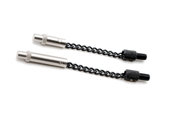 Korda - Black Stainless Chain with Adaptor Short