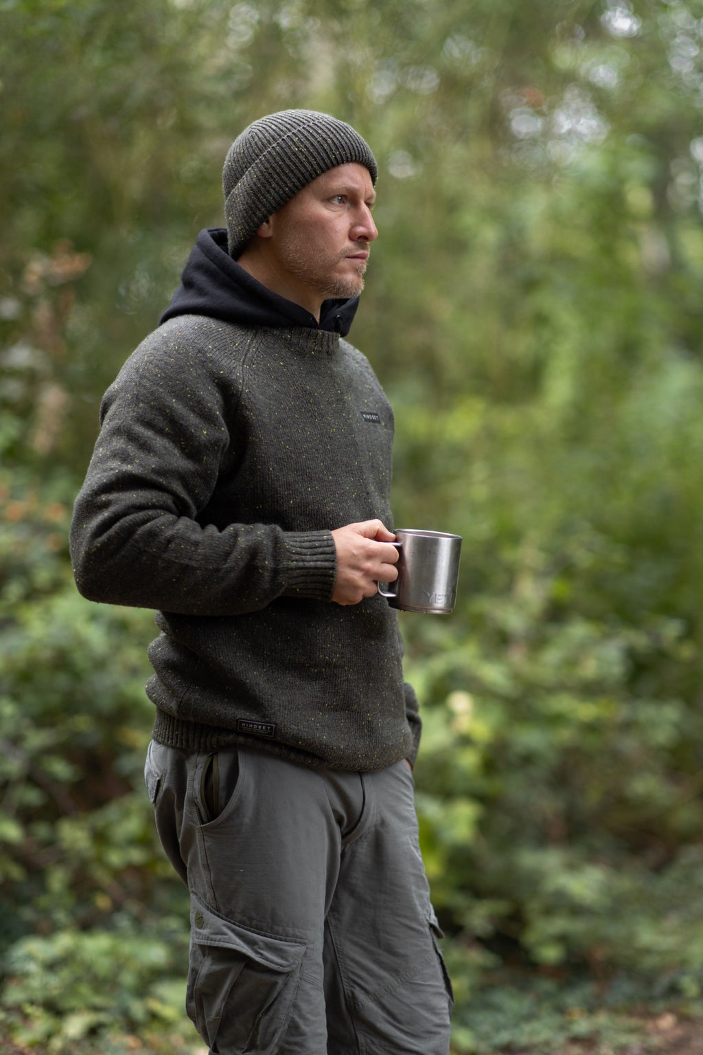 KORDA -Mindset Fisherman Knitted Sweater | Dark Olive XXXL