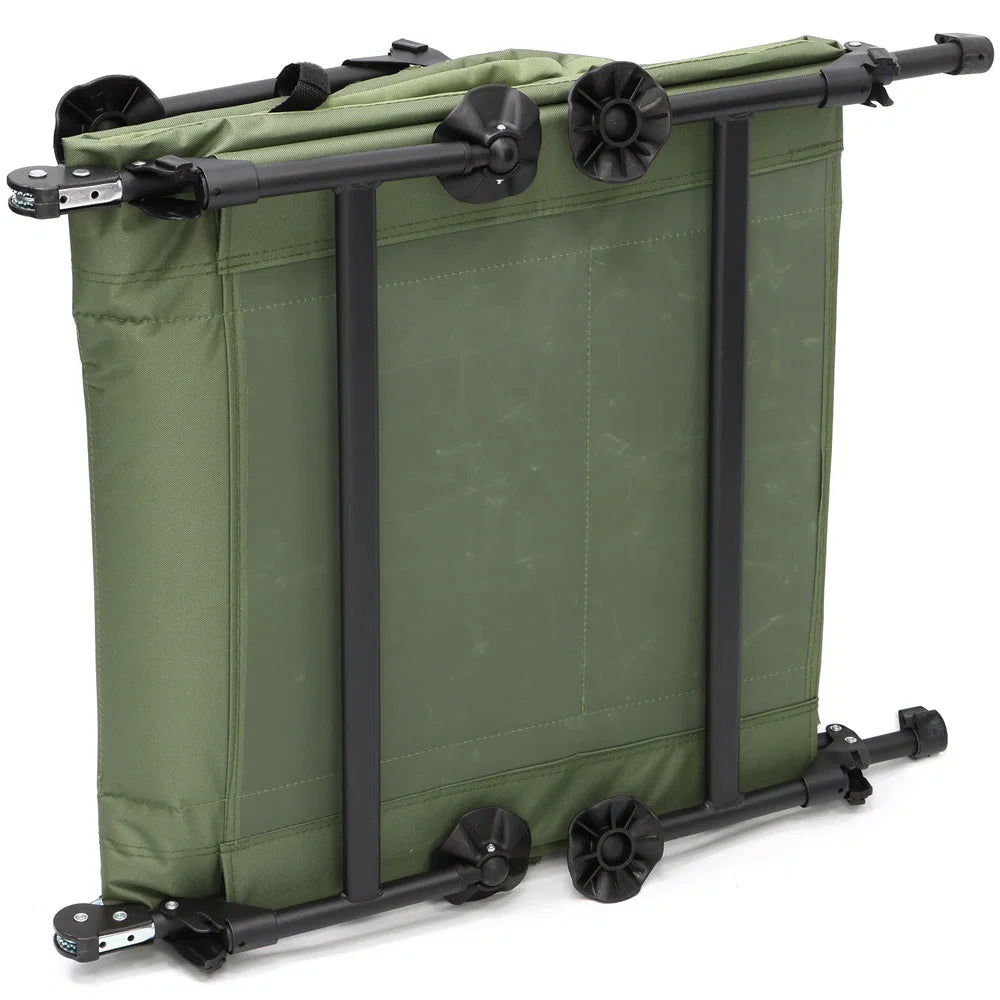Angling Pursuits Compact Bed Chair - 6 Leg Adjustable Compact Carp Fishing Bed Chair
