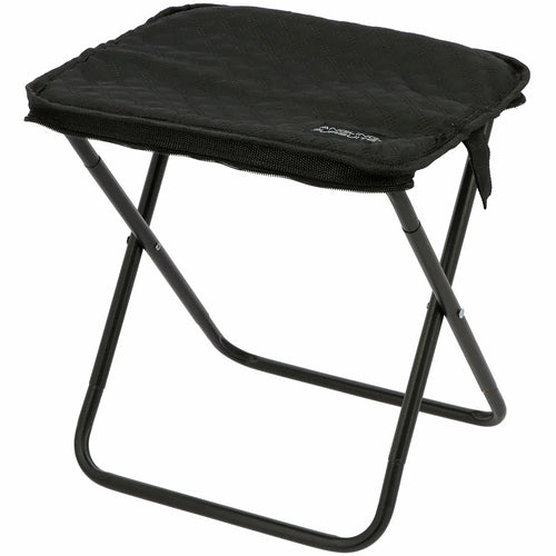 Angling Pursuits Stool - Quick Folding Compact Outdoor Stool In Black