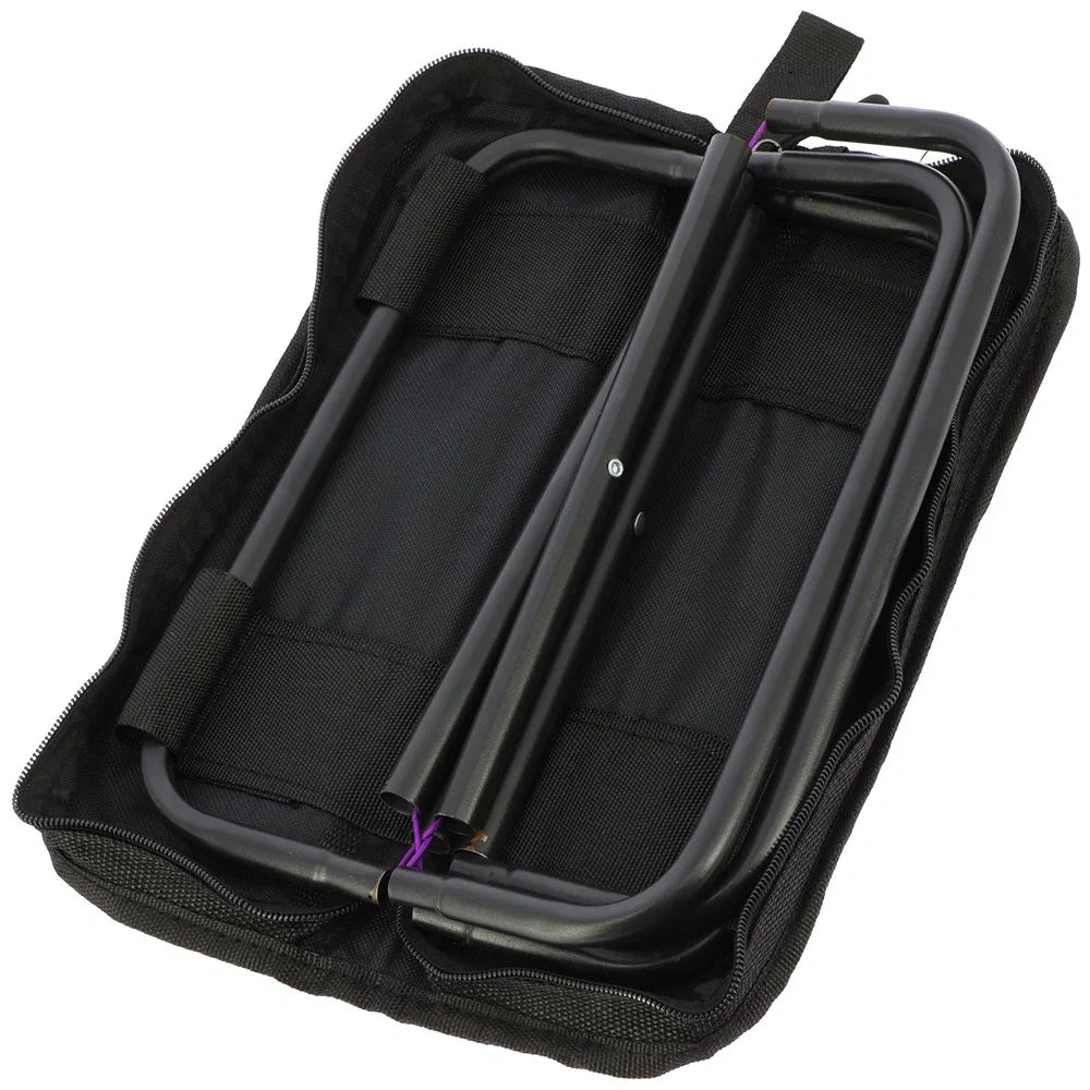 Angling Pursuits Stool - Quick Folding Compact Outdoor Stool In Black