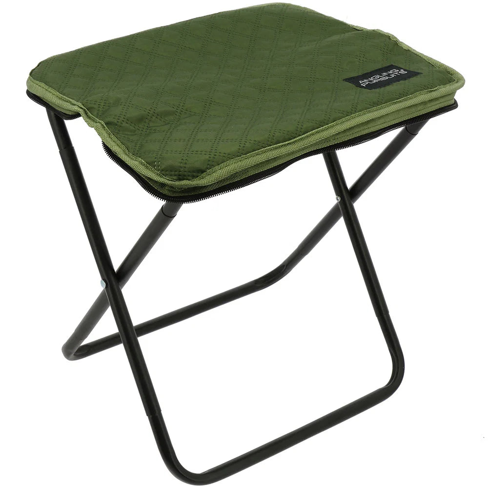 Angling Pursuits Stool - Quick Folding Compact Outdoor Stool In green