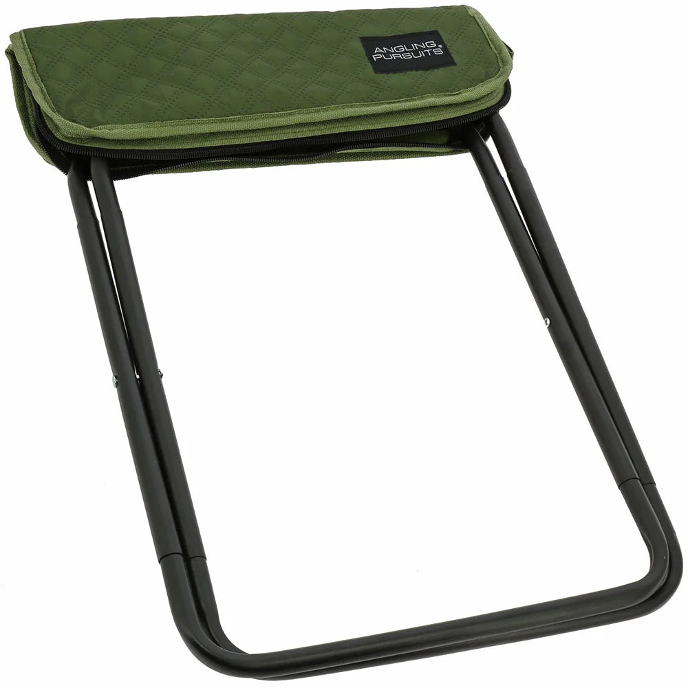 Angling Pursuits Stool - Quick Folding Compact Outdoor Stool In green