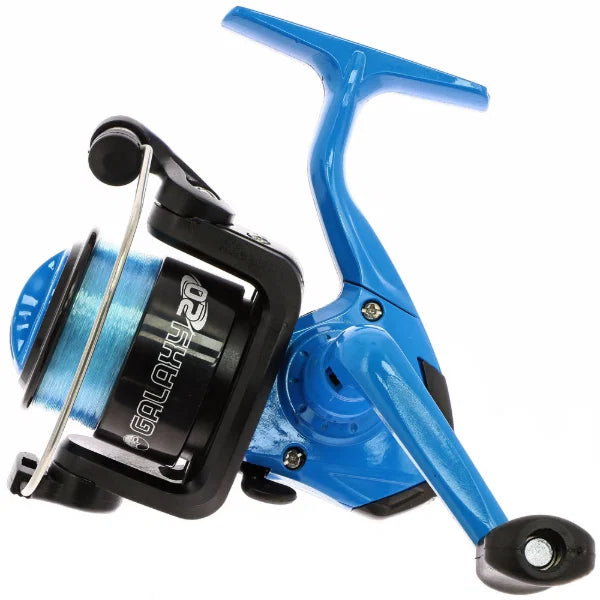 Angling Pursuits Galaxy 20 - 1BB Fishing Reel with 8lb Line (Black / Blue)