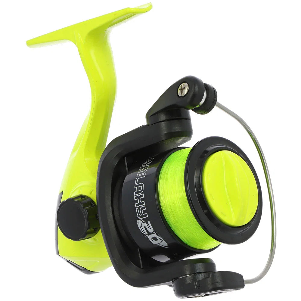 Angling Pursuits Galaxy 20 - 1BB Fishing Reel with 8lb Line (Black / Yellow)