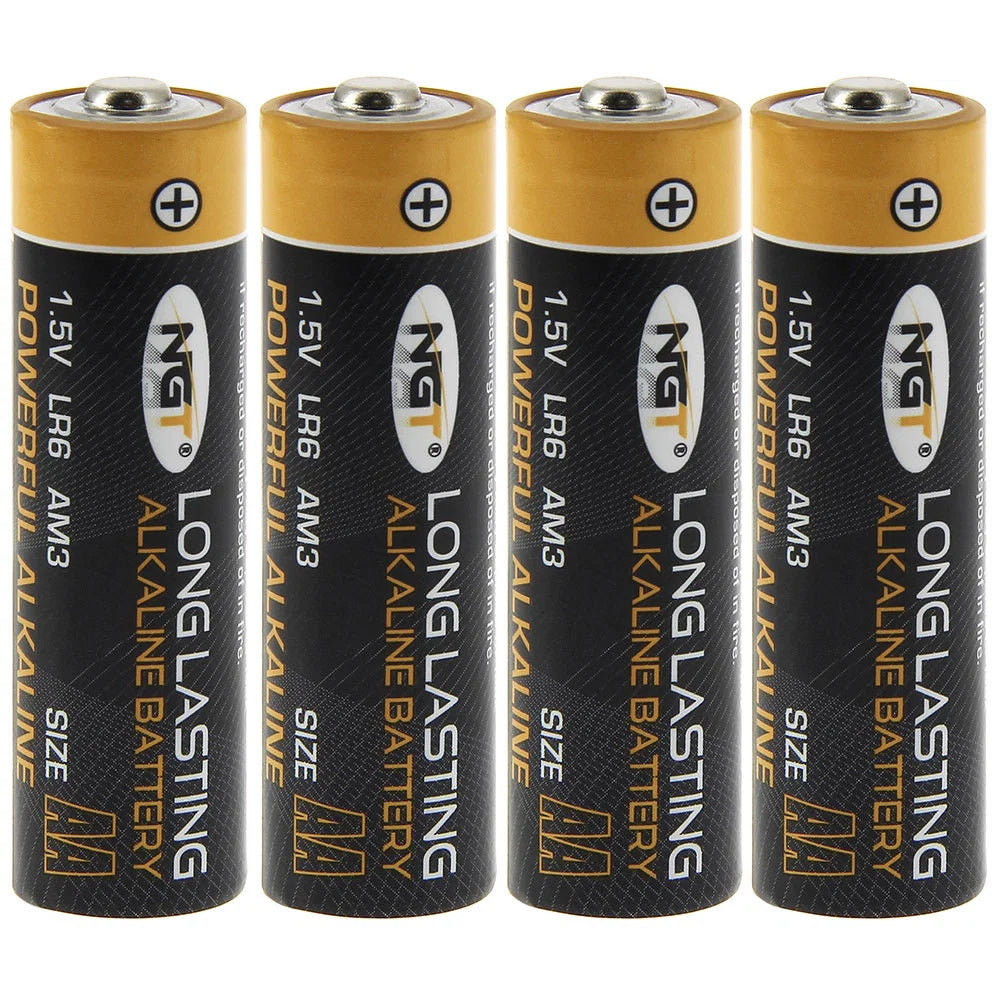 NGT Alkaline Batteries - Card Of 4 x AA
